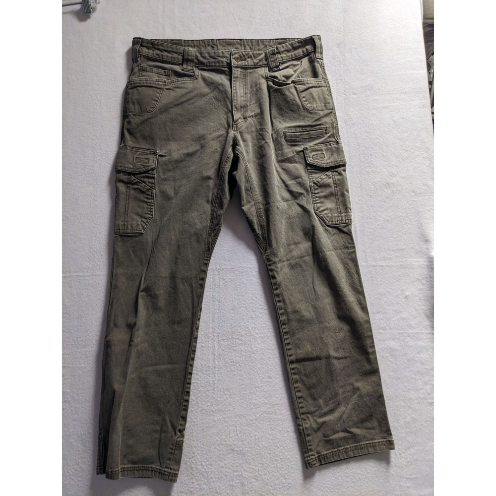 Noble Outfitters Mens Cargo Pants 38 x 34 Gray Cotton Blend